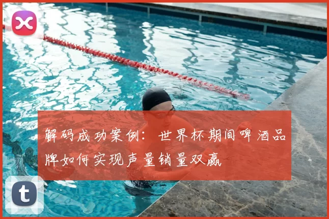 解码成功案例:世界杯期间啤酒品牌如何实现声量销量双赢