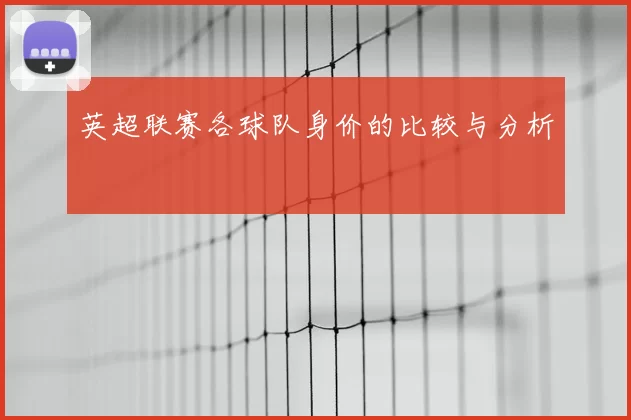 英超联赛各球队身价的比较与分析