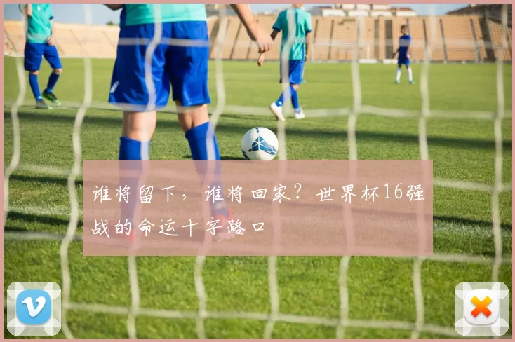 谁将留下,谁将回家?世界杯16强战的命运十字路口